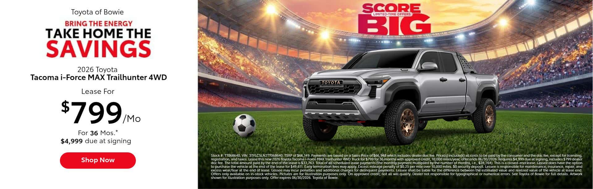 Tacoma i-Force MAX Trailhunter
