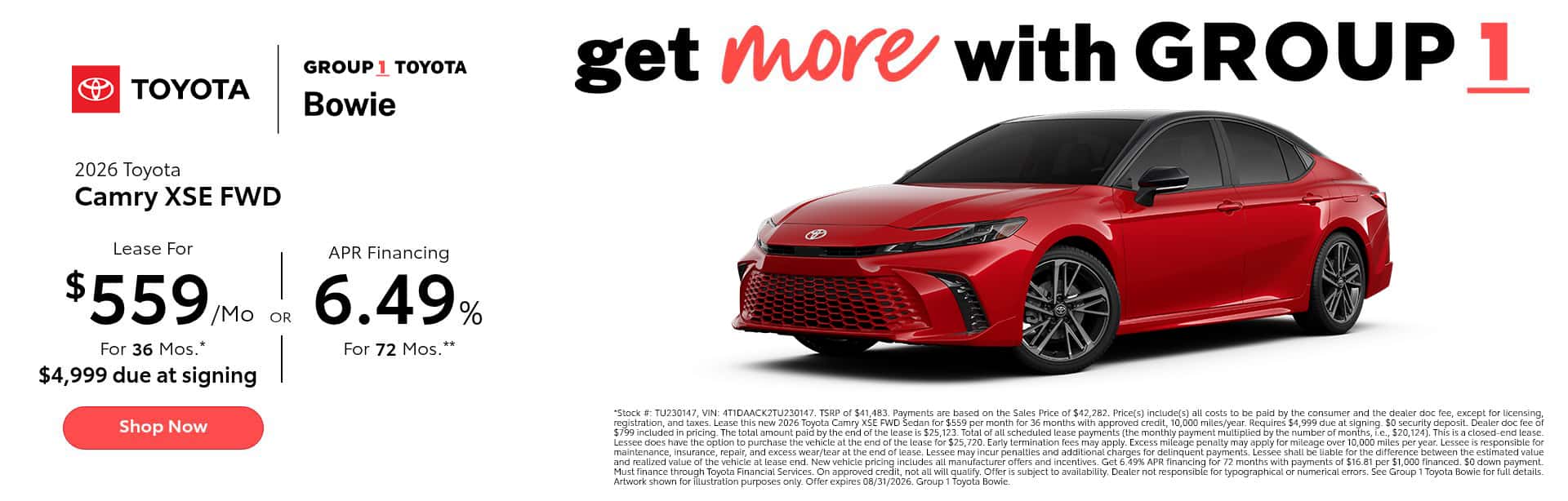 Camry XSE