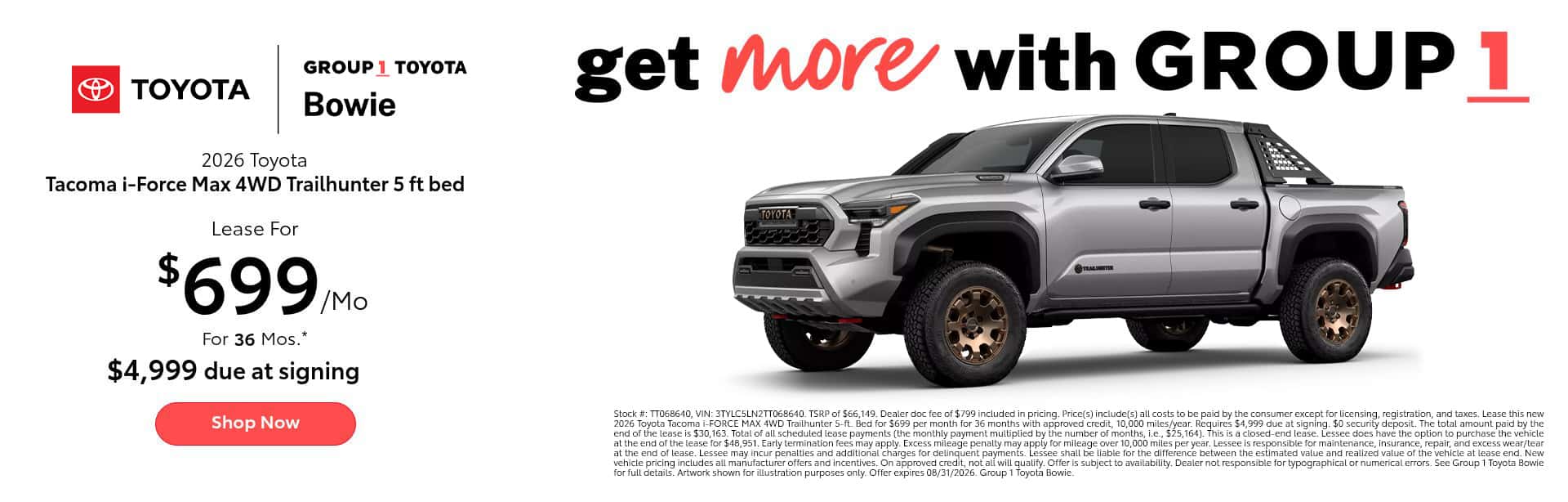 Tacoma I-Force Max