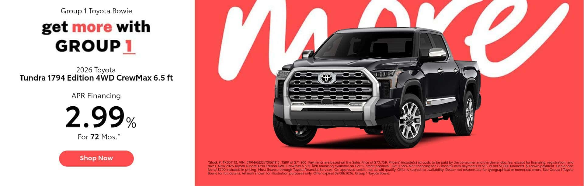 Tundra 1794 Edition