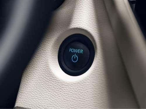 2024 Toyota Corolla Hybrid close up view of push to start button