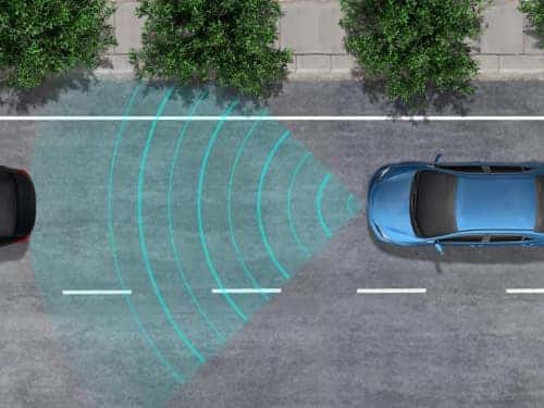 2025 Toyota Camry overhead view of toyota safety sense 3.0