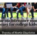 Easy car maintenance from Toyota of N Charlotte.