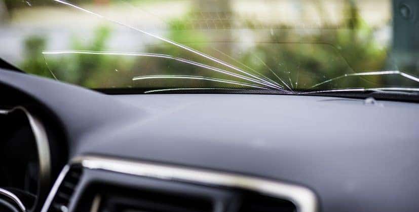 Here's what you should do when you get a cracked windshield ...