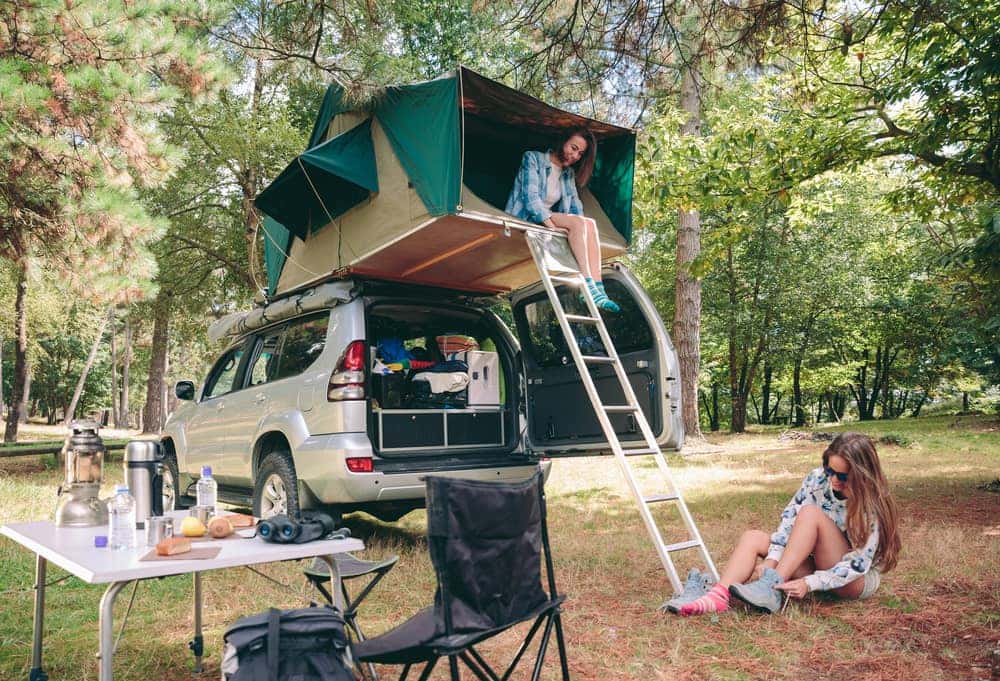 toyota corolla roof top tent