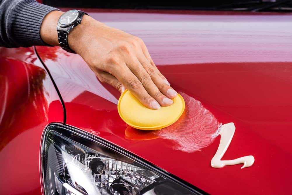 Waxing a Car 