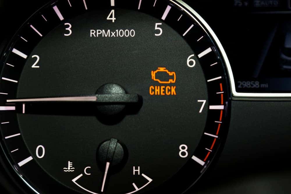 Check engine light deals prius