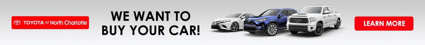 WE WANT TO BUY YOUR CAR!