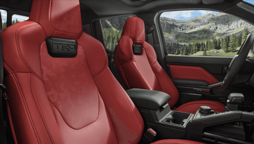 2024 toyota tacoma trd pro seats