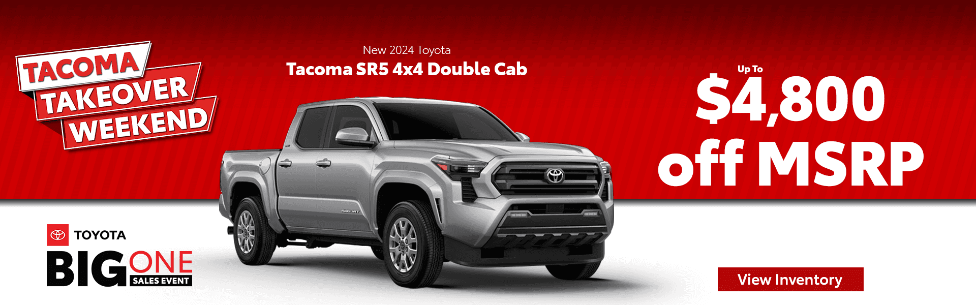 New 2024 Toyota Tacoma SR5 4x4 Double Cab