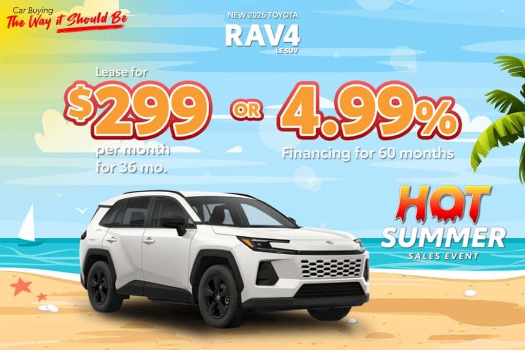 New 2026 RAV4 LE SUV