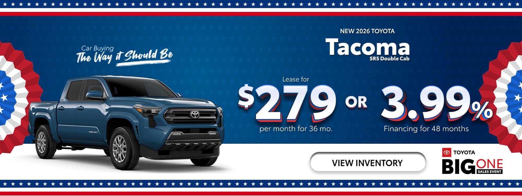 New 2026 Tacoma SR5 Double Cab