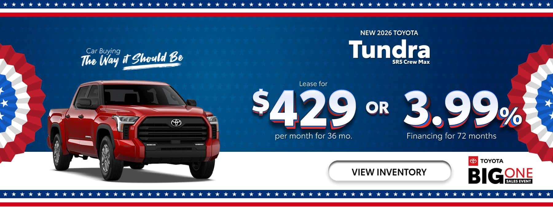 New 2026 Tundra SR5 Crew Max
