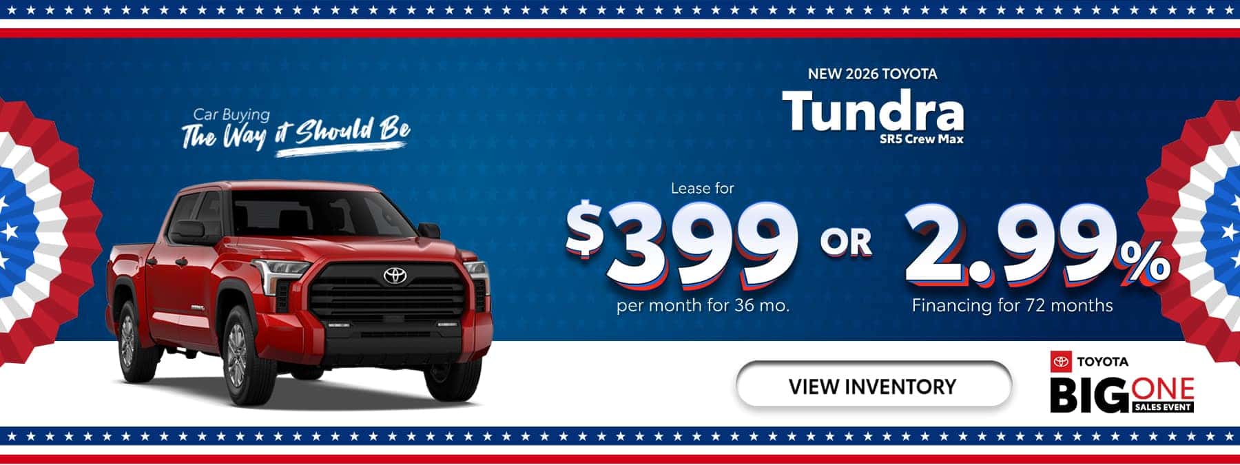 New 2026 Tundra SR5 Crew Max