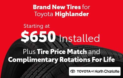 Brand New Tires for Toyota Highlander
