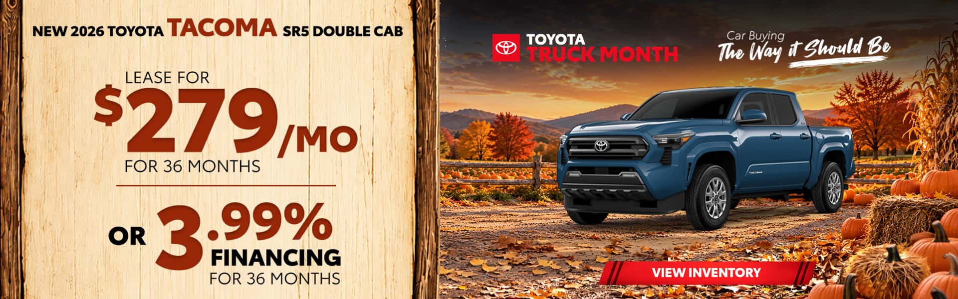 New 2026 Toyota Tacoma SR5 Double Cab
