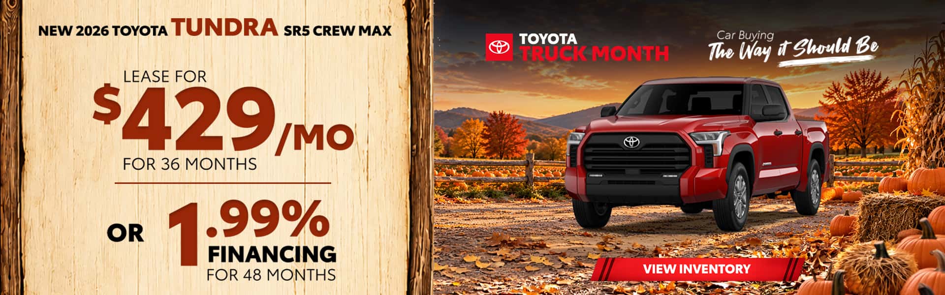 New 2026 Toyota Tundra SR5 Crew Max