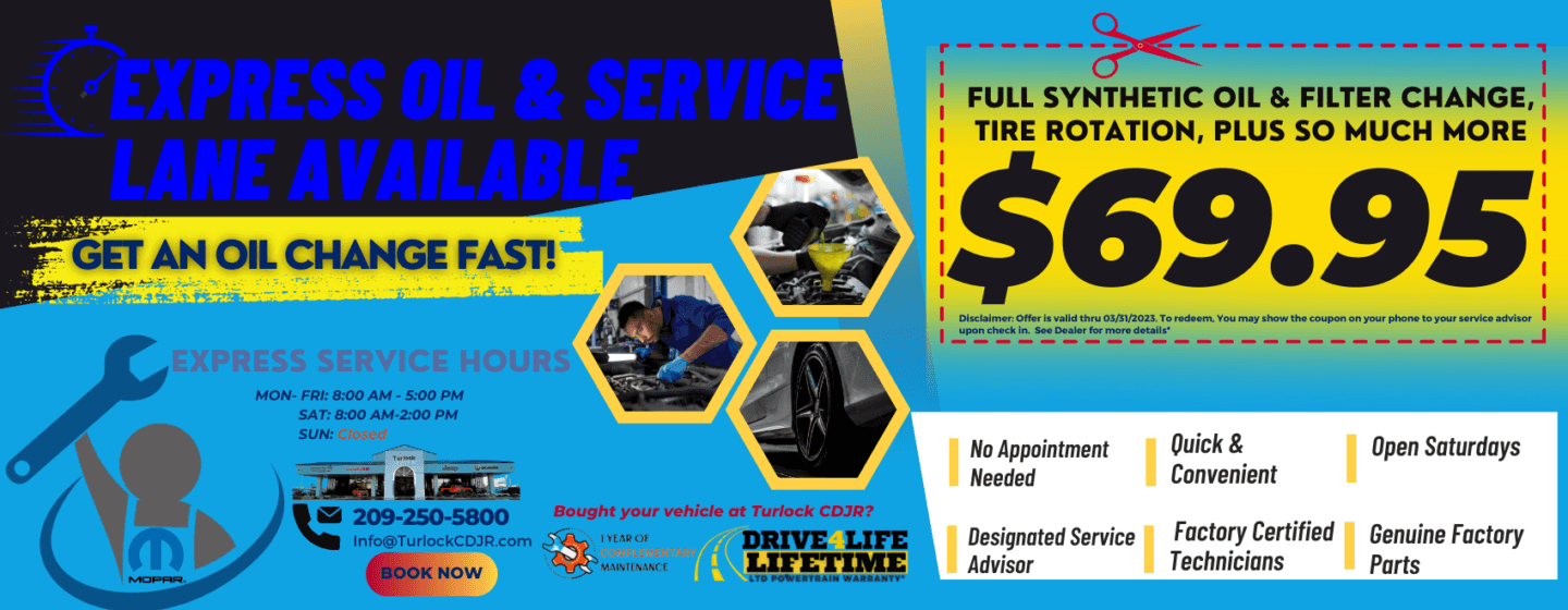 Service Coupons in Turlock Turlock Chrysler Jeep Dodge Ram