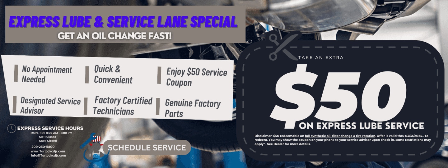 Service Coupons in Turlock Turlock Chrysler Jeep Dodge Ram