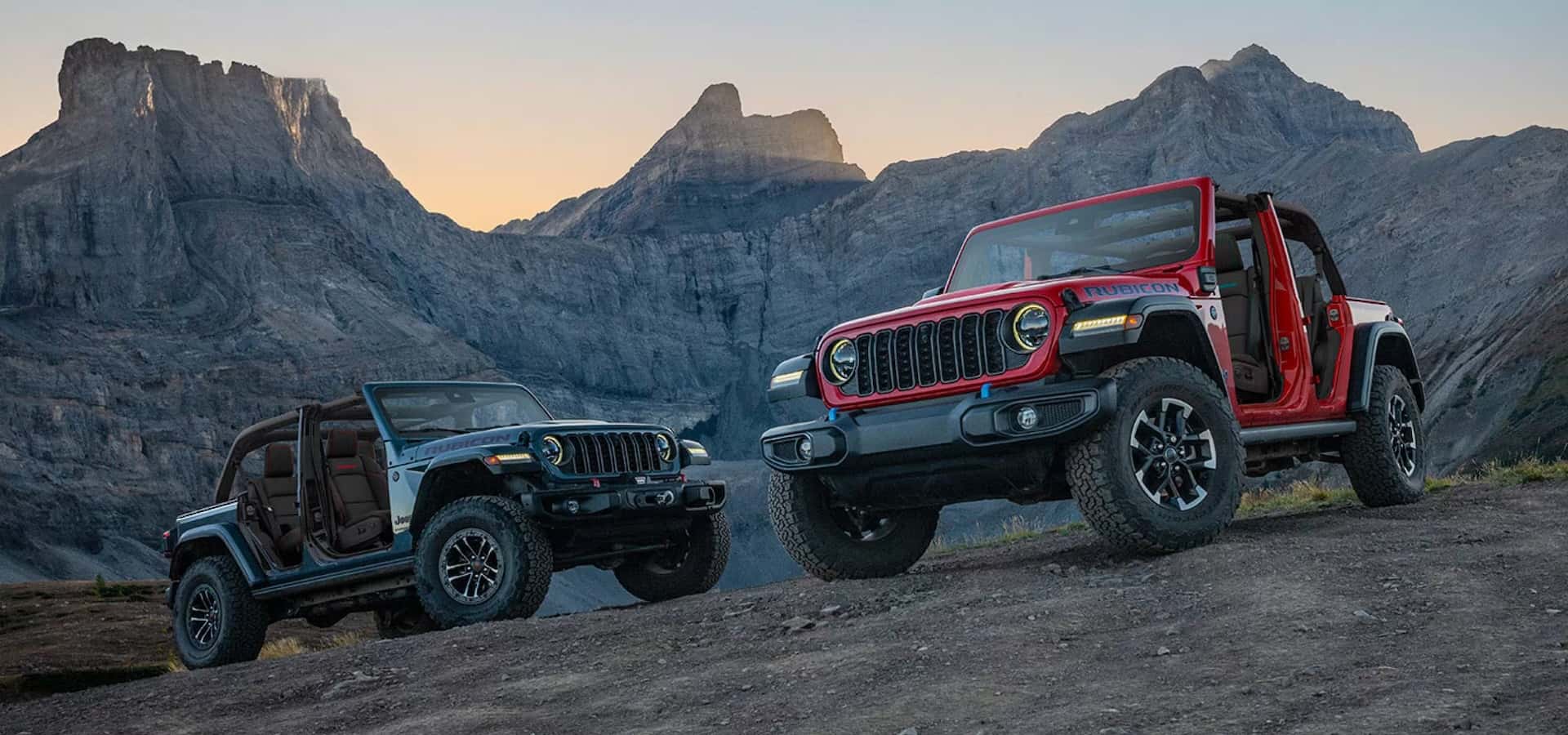 Jeep Wrangler and Ford Bronco comparison