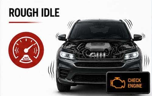 Rough idle warning