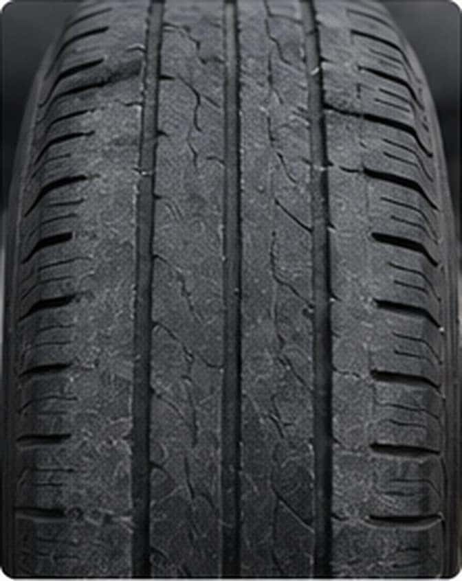 Uneven tire wear pattern