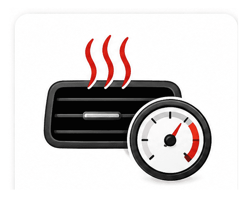 Warm air from vehicle air conditioning system