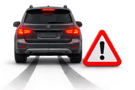 Longer stopping distance