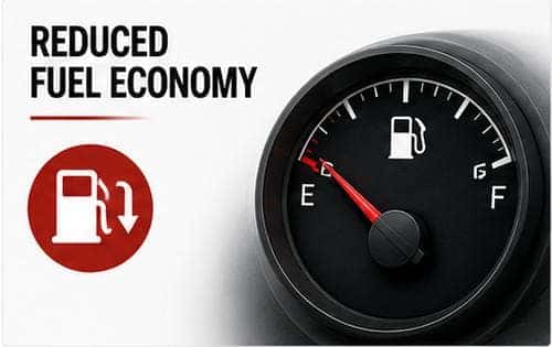 Reduced fuel economy warning