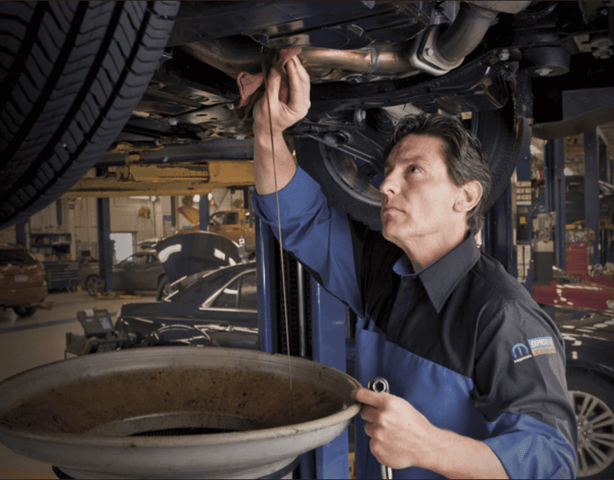 Oil change service at Turlock Chrysler Dodge Jeep Ram