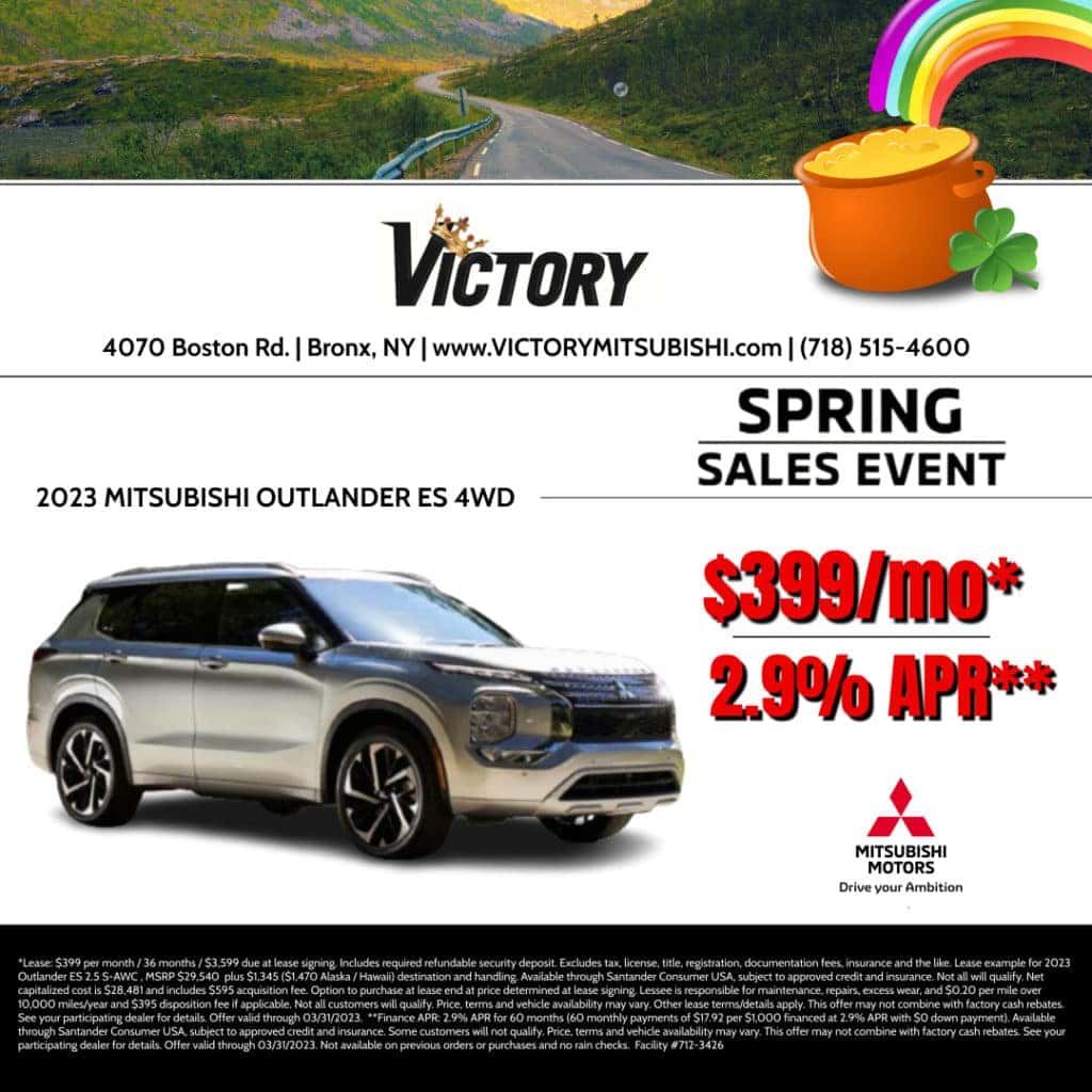 2023 Mitsubishi Outlander Spring Sales Event