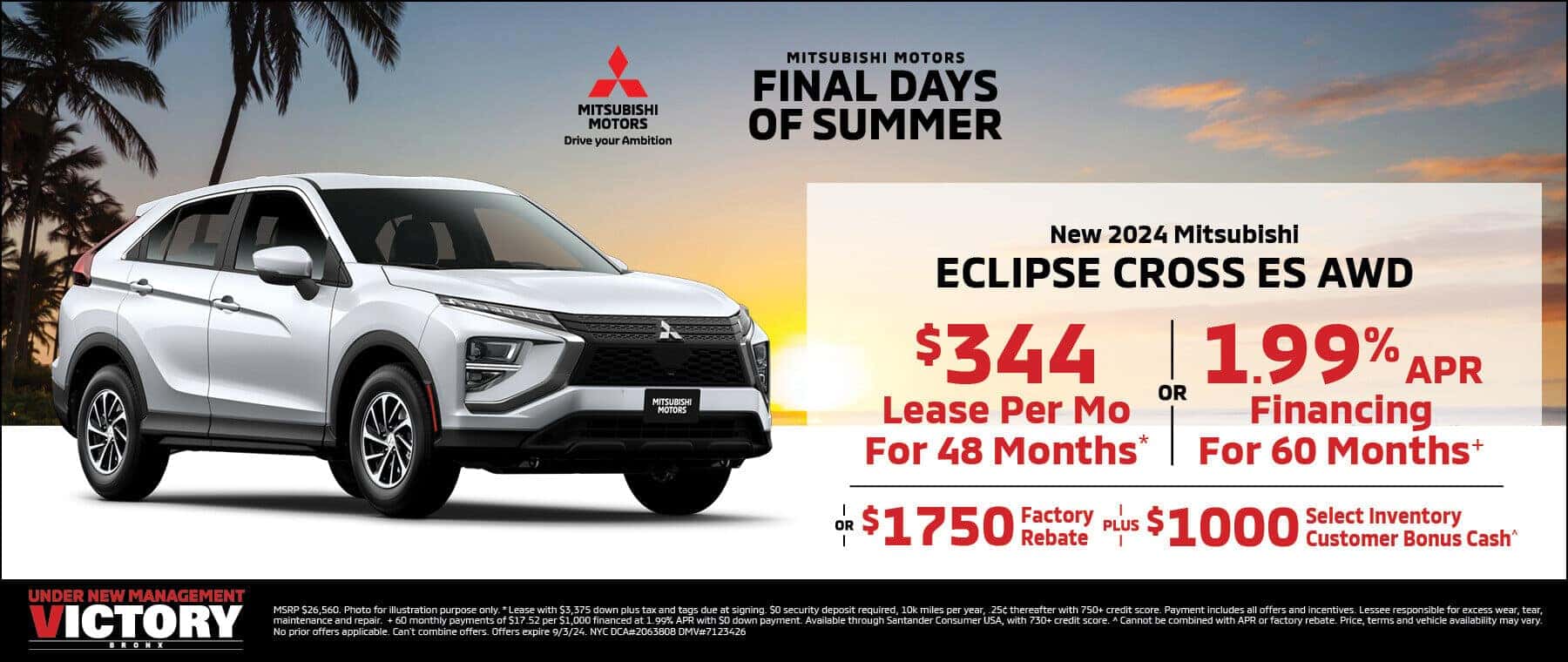 Victory Mitsubishi Mitsubishi dealership Bronx, NY NJ