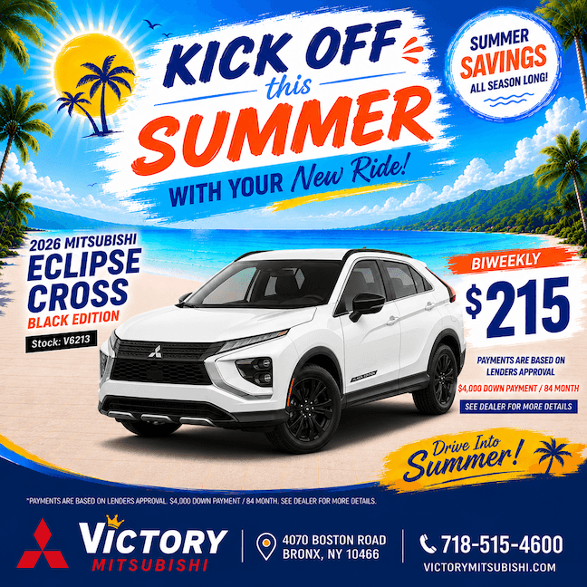 2026 Mitsubishi Eclipse Cross Black Edition S-AWC Four Wheel Drive Sport Utility
