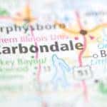 Carbondale, IL is shown on a map, which is where the Vogler Ford dealership is located.