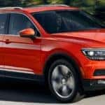 2019 VW Tiguan red SUV